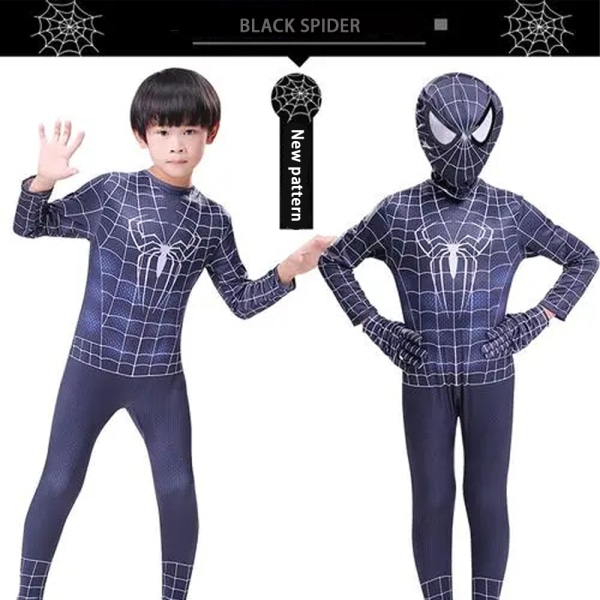 Barn Halloween kostyme Gutter Superhelt Cosplay Body umpsuit zy 150cm K 140cm