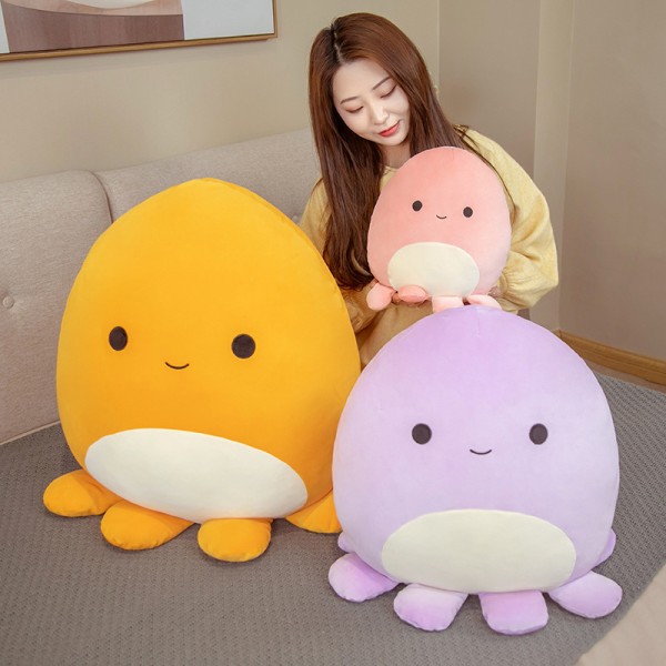 25 cm Squishmallow Octopus Plysj lekedyr kosedyr Y