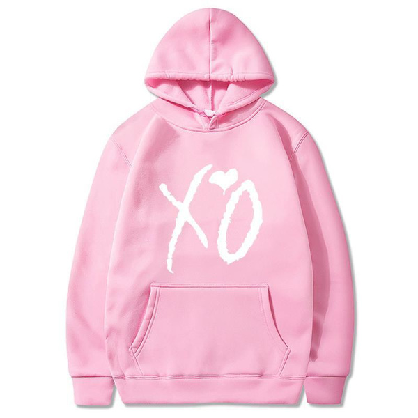 Hip Hop Syksy / Talvi Huppari XO Love Pattern Style 10 H 4XL