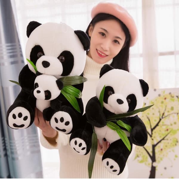 Plys Panda udstoppede dyregavedukke Y