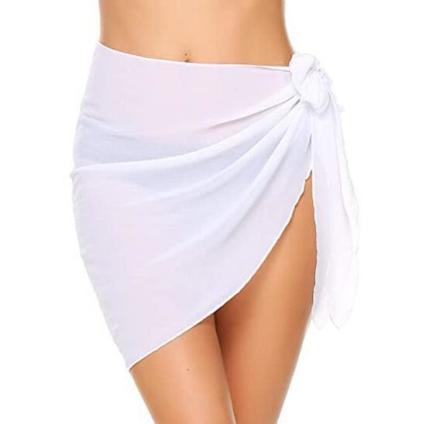 Naisten lyhyet sarongit Beach Wrap Sheer Bikini Wraps Sifonki Cover . 208*50cm