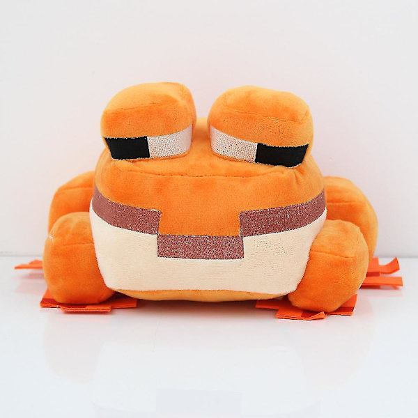 Minecraft Live plysjlekespill Frosk utstoppet dukke for barn Gave CNMR Orange