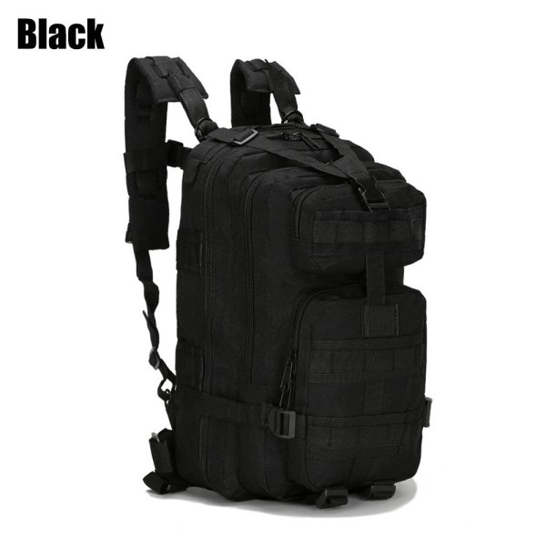 Military Tactical Army Backpack Outdoor Bag 30L -1 black