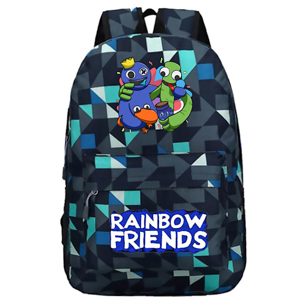 Roblox Rainbow Friend Ryggsekk Stor kapasitet Student skoleveske y A