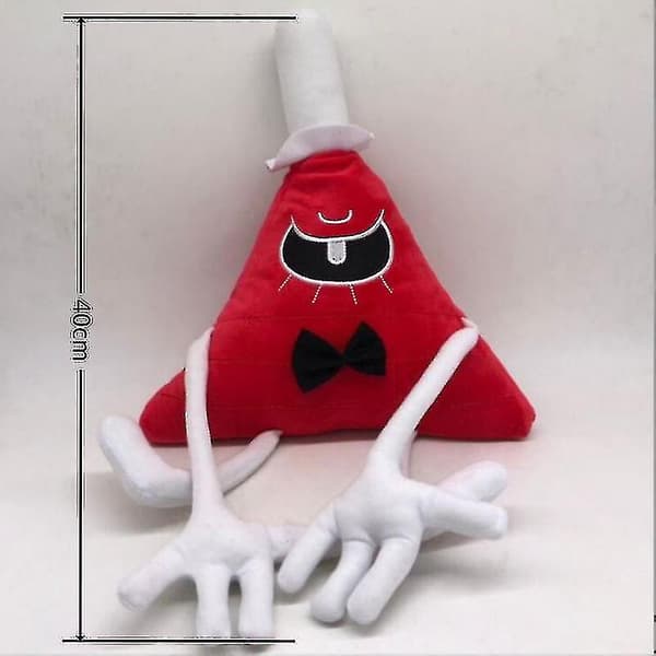 Gravity Falls udstoppet legetøj Dukker Bill Cipher Blød dukke Plys Børn Studerende A red