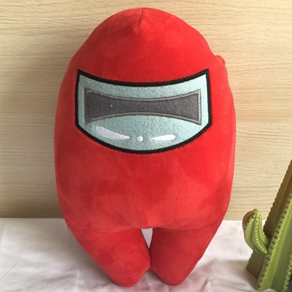 Blant oss Merch Plush Plushie Toy Action Game Figures Soft Doll -1 Red