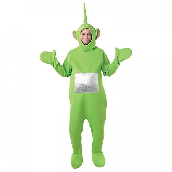 Teletubbies Dipsy-kostyme for menn CNMR Green Standard