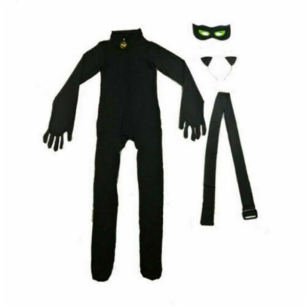 Cosplay Cat Noir Barn Bodysuit Black Cat Halloween Set H XL