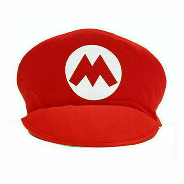 Vuxna män Super Mario Bros. Fancy Dress Kostym Cosplay Kostym CNMR Red L