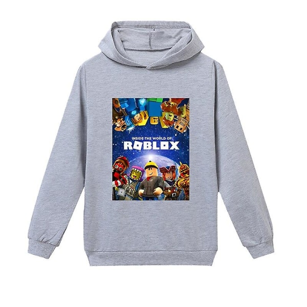 Vår Høst Roblox Barneklær Gutter Jenter Grafisk T-skjorte Tenåringer Hettegensere Hettegenser Topp Barneklær 2-16 år CNMR 130 7-8Y as show6