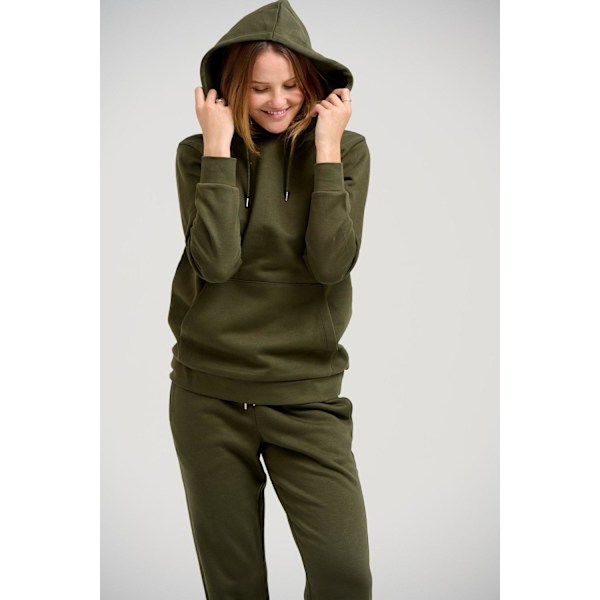 Basic Hoodie Sweat - mørkegrøn H M