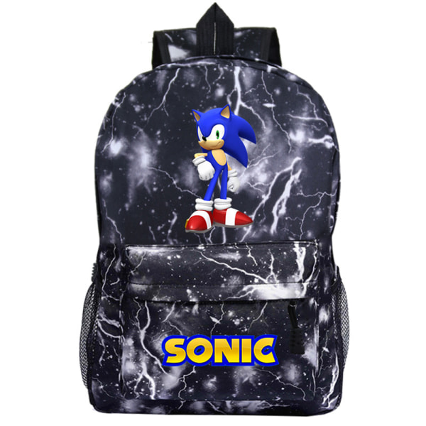 Sonic the Hedgehog boys rygsæk stor kapacitet skoletaske Y grey