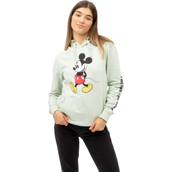 Disney Womens/Ladies The One And Only Mickey Mouse Hoodie  Sa Z Sage XL