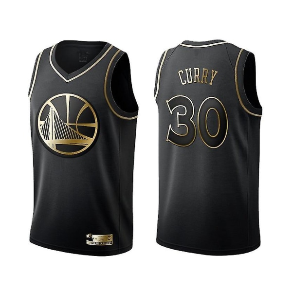 NBA Stephen Curry Basketball Jersey Gold Edition Warriors.