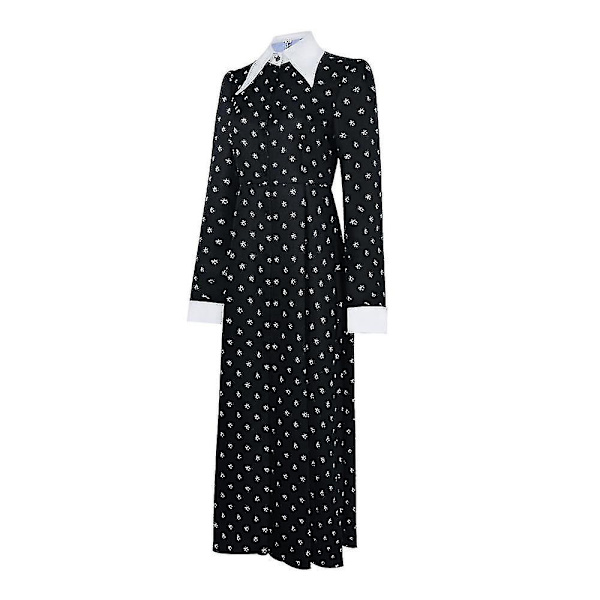 Onsdag Addams Costume Dress Halloween Cosplay Party Costume Z