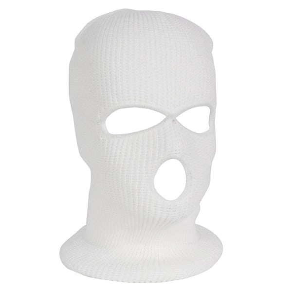 Beanie Hat Hoody Varm Tactical Full Face Ski Cover Cap Z white