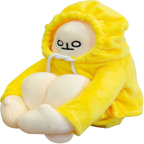 Sød Banana Man Dukke Bøjelig Plys Banana Man Legetøj Kreativt fyldt legetøj Yndig V1