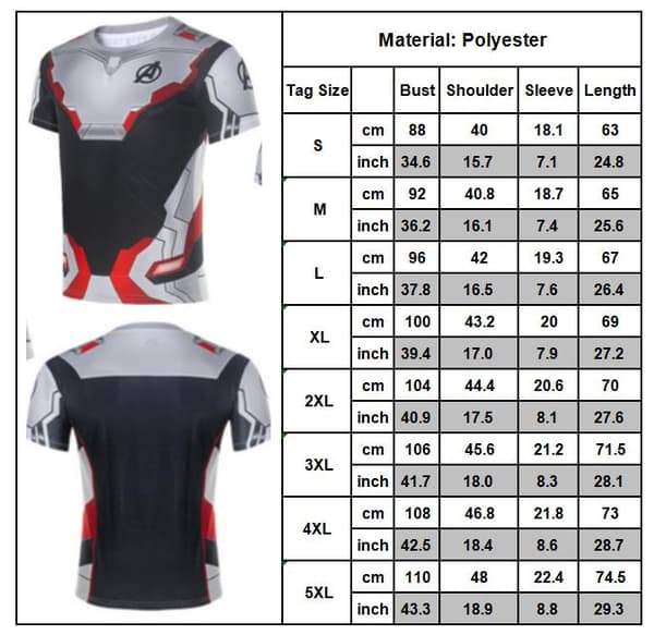 Avengers 4 Men hettegenser Cosplay Costume K Pants A XL