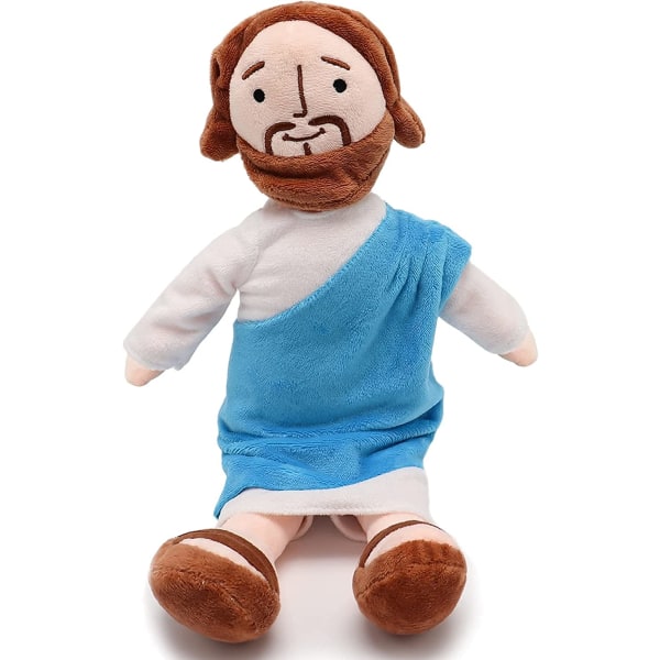 Jeesus-pehmolelu Ystäväni Jeesuksen täytetty nukke Christian Religious -1