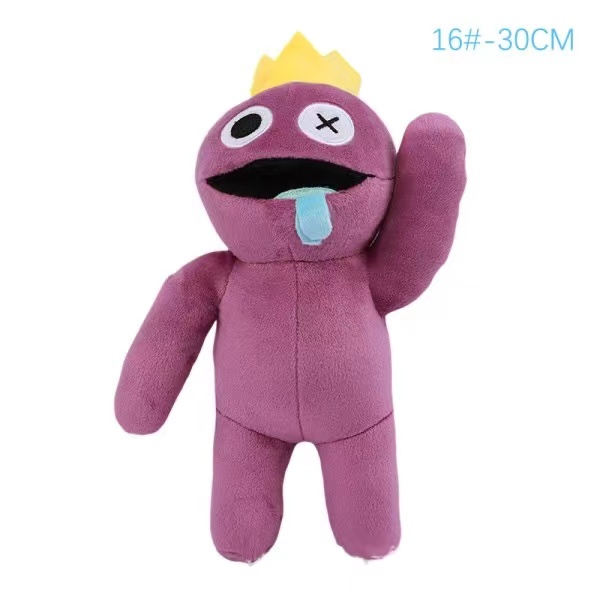 Rainbow Friends Gosedjur Leksaker Blå Monster Mjuk plysch Dol -1 16#