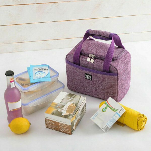 Kannettava Thermal Tote Cooler käsilaukku V light blue 24*14*17cm