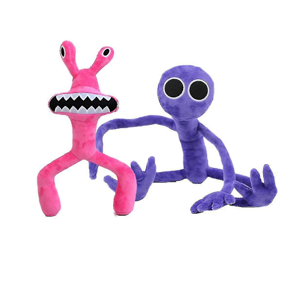 Rainbow Friends Plysj Leke Tegneserie Spill Karakter Dukke Kawaii Myke kosedyr Leker For Barn Julegaver Purple