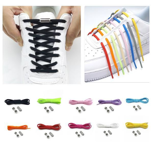 Knytfri elastiske skolisser - One size - CNMR Vit