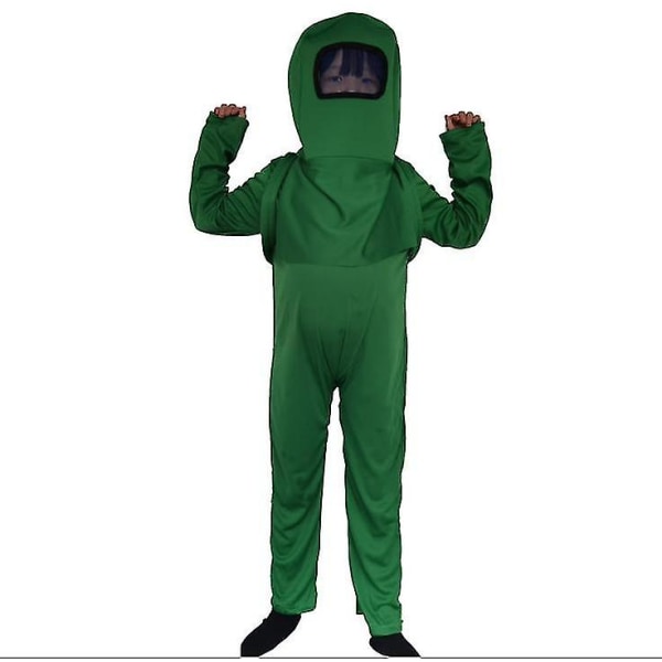 Lasten Cosplay among us Puvut Lasten pukupeli Cosplay-1 Green L