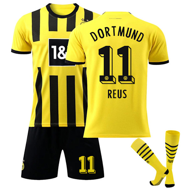 Fodboldsæt til børn DORTMUND Hjemmehold Boldtræningsdragt&Sok - 11 26#