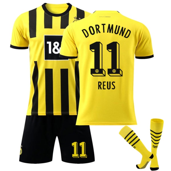 Fotbollssats för barn DORTMUND Hemmalag Bollträningsdräkt&Strumpa - 11 20#