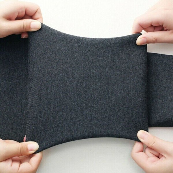 Fleece-forede Leggings Vinter Leggings SORT Y Black 4XL