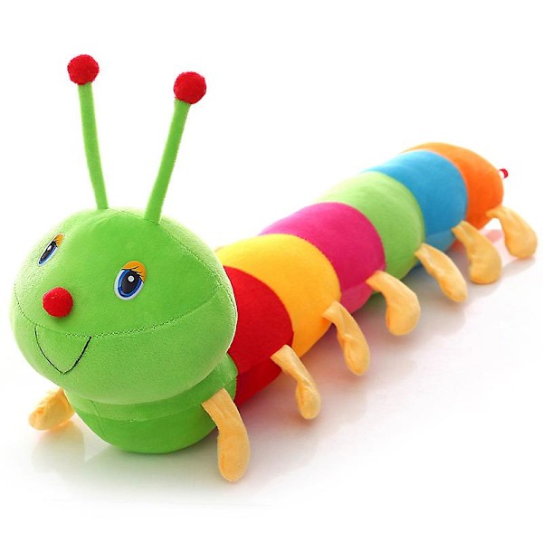 Färgglad Caterpillar plysch docka kudde Härliga mjuka gosedjur leksaker Y