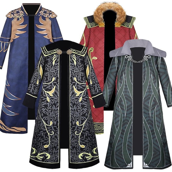 Harry Potter Hogwarts Legacy skolekåbe Cosplay kostumer Cape Coat til voksne - Slytherin S