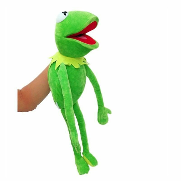 Julklapp för barn 22" Kermit The Frog Handdocka mjuk plyschdocka 58cm