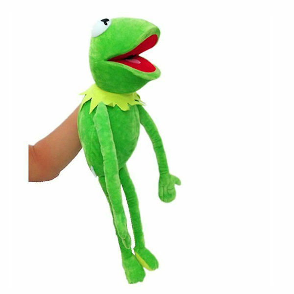 Julklapp för barn 22" Kermit The Frog Handdocka mjuk plyschdocka 58cm