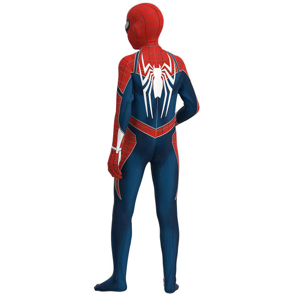 Spiderman Advanced Suit Cosplay Puku Jumpsuit Istuvat lasten vaatteet 120cm