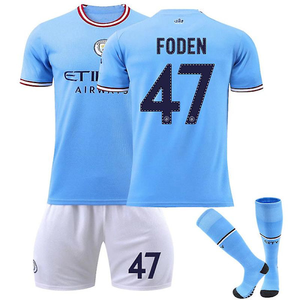 22-23 Manchester City Champions League-sett Foden fotballskjorte K 2XL