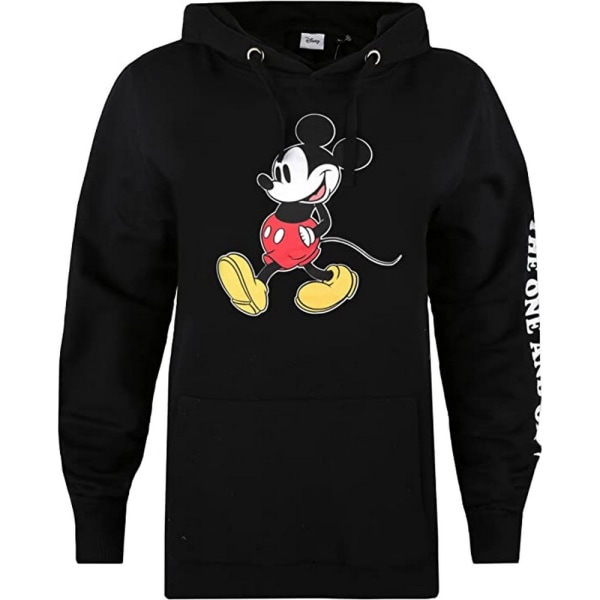 Disney Kvinner/Damer The One And Only Mikke Mus-hettegenser Bla Z Black S