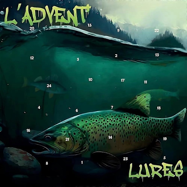 LADVENTLURES 2024, Fiske-Adventskalender, Fiskebete Julgå Small Carnivorous
