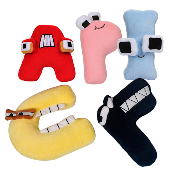 20CM Alphabet Lore utstoppet dukke Dyr myk plysjpute Toy Ho -1 Color F
