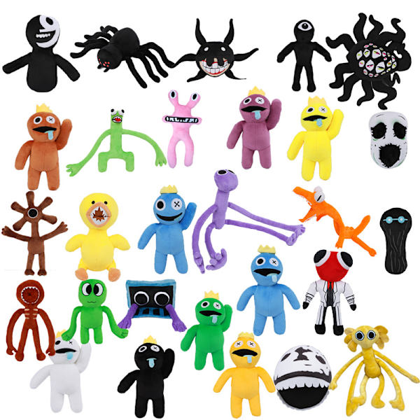 Rainbow Friends Tøjdyr Legetøj Blue Monster Blødt plys Y