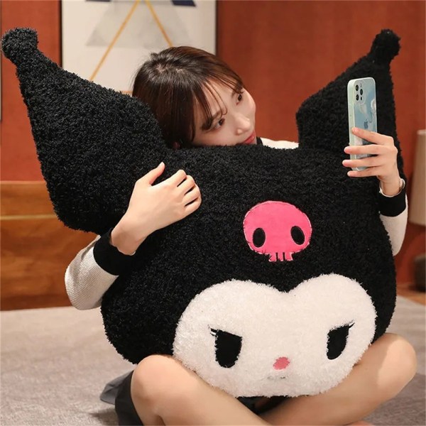 Kuromi Melody Kudde Cushion e Cartoon Doll Plyschleksak V 85CM