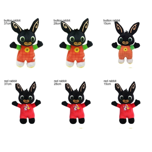 15-37 cm Bing plyslegetøj Bunny Rabbit Doll 37CM ​​KNAP KANIN Z 37cm