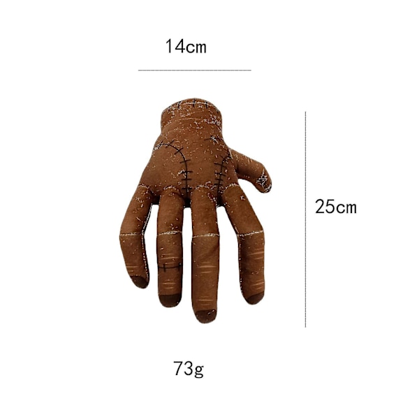Adams onsdag plys Adams onsdag dukke plys legetøj -b Palm of the hand