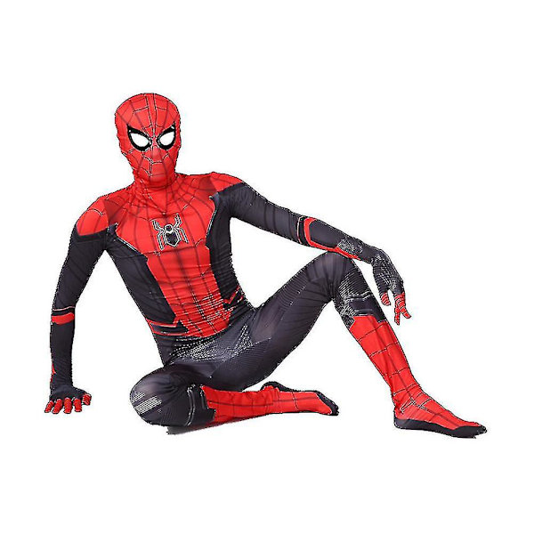 The Amazing Spider-man Jumpsuit Spiderman Cosplay-kostyme Halloween Voksen / Child-c CNMR 100cm