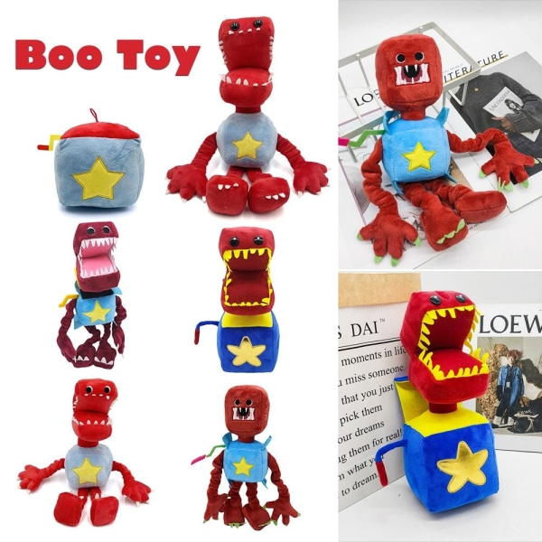 Boxy Boo Project Playtime Plysj leke Søt tegneserie utstoppet Z