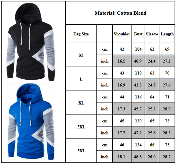 miesten pitkähihaiset hupparit Hoody Jacket Pullover Top H blue L