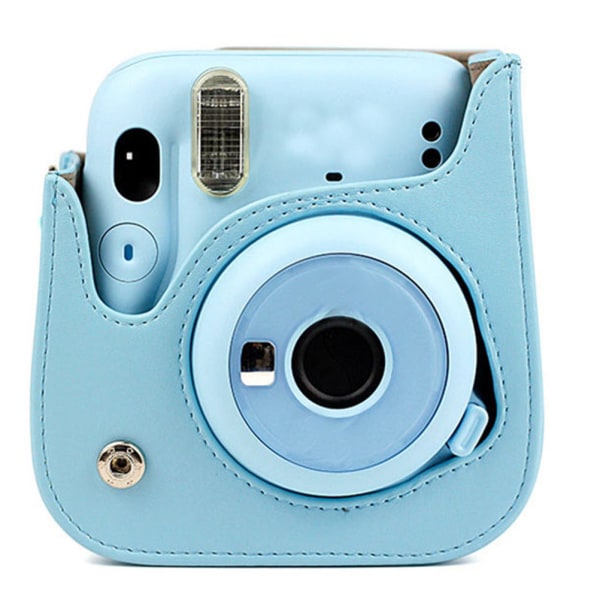 Etui Kamera Etui Taskeholder PU Læder til instax Mini 11 - White