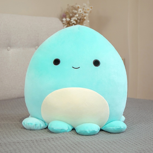 25 cm Squishmallow Octopus Plysj lekedyr kosedyr Y