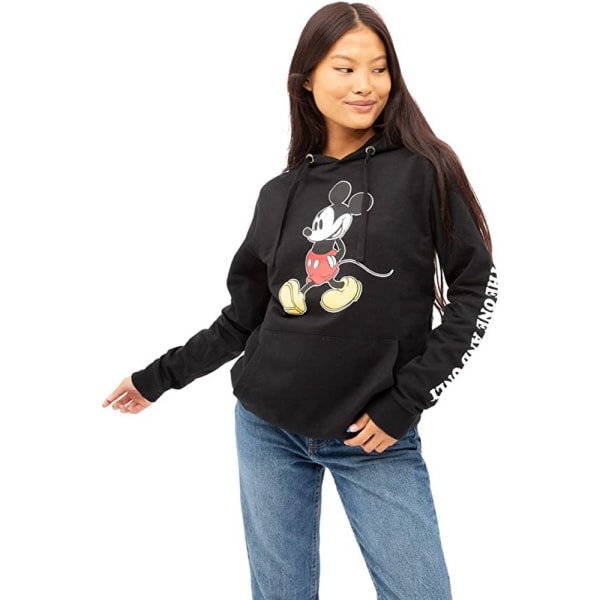 Disney Dame/Damer The One And Only Mickey Mouse hættetrøje Bla Z Black S